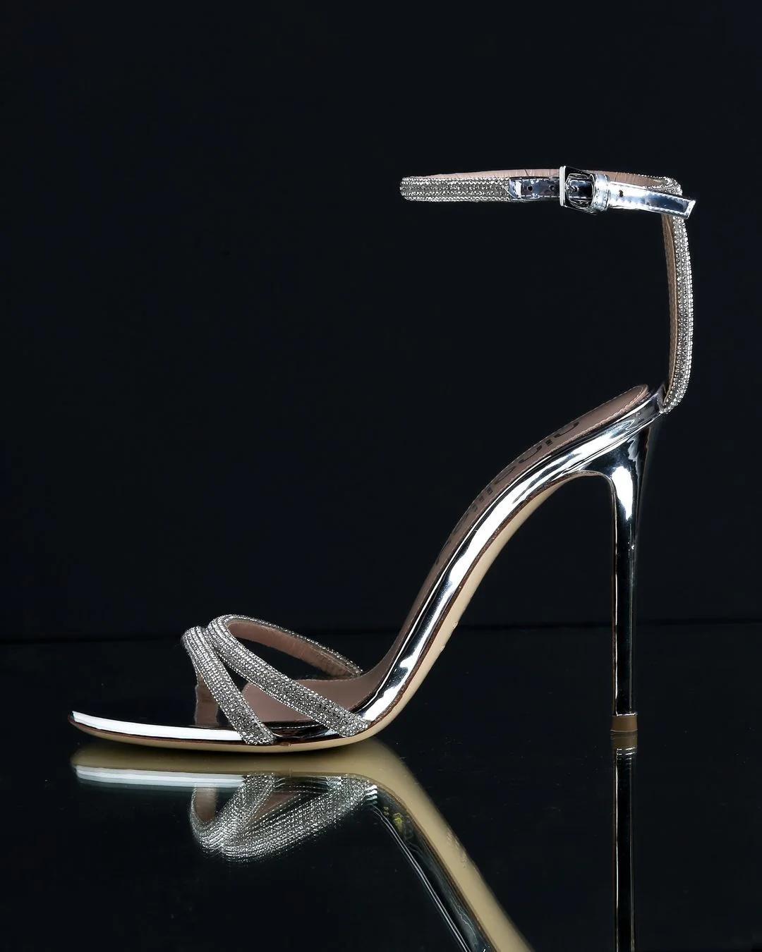 stepIn Silver Heels 4 Inche SI75